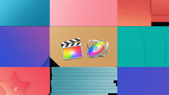 Colorful Shape Transitions - VideoHive 25722712