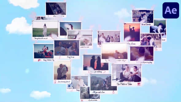 Slideshow Valentines Day For After Effects - VideoHive 50446473