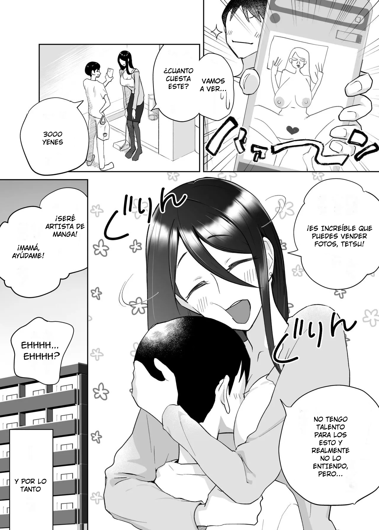 [Karashina en] Kaa-san, Tsukiatte 1-2  Madre, Sal Conmigo 1-2 [Spanish] [SrTraduc]