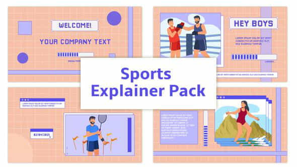 Sports Explainer Animation - VideoHive 45547829