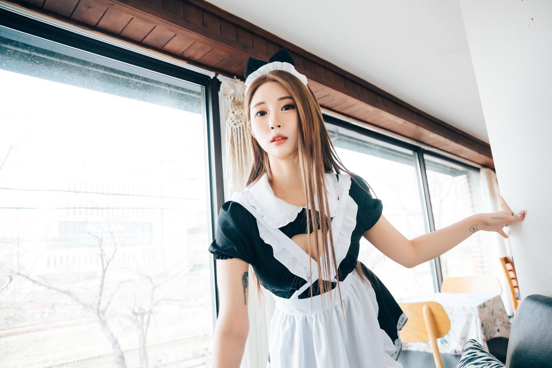 Jeong Bomi 정보미, [Loozy] Maid Cafe +S.Ver Set.01(14)