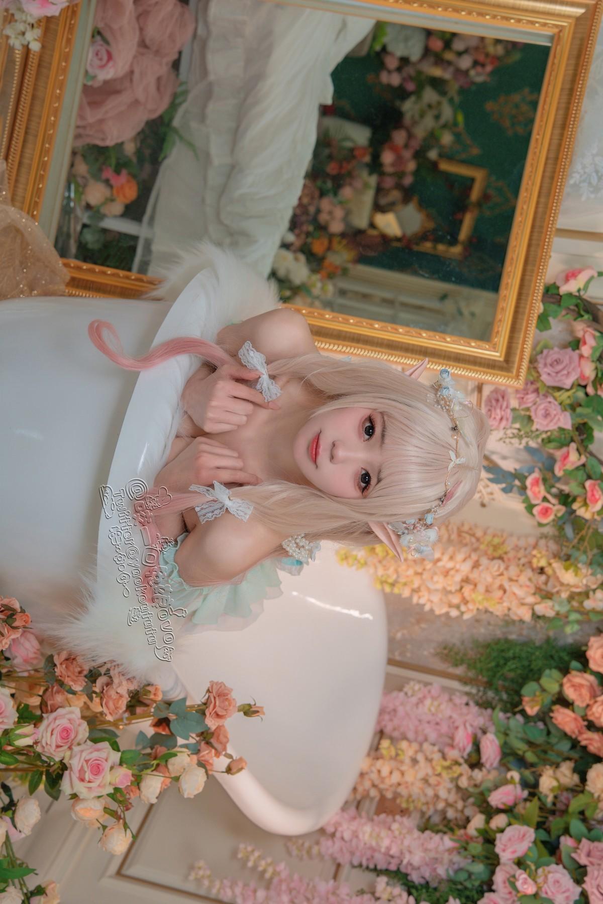 Cosplay 黏黏团子兔 豌豆公主的秘密花房(32)