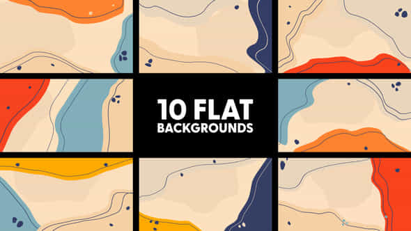 Flat Backgrounds - VideoHive 44752508