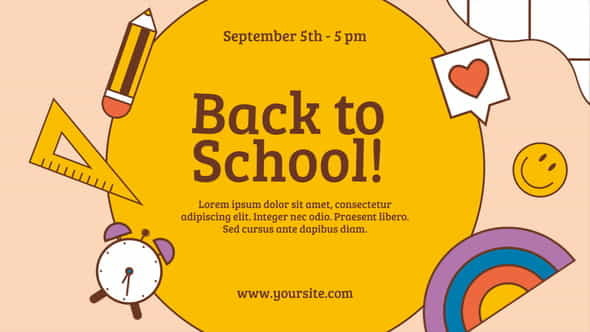 Back To School - VideoHive 38442698