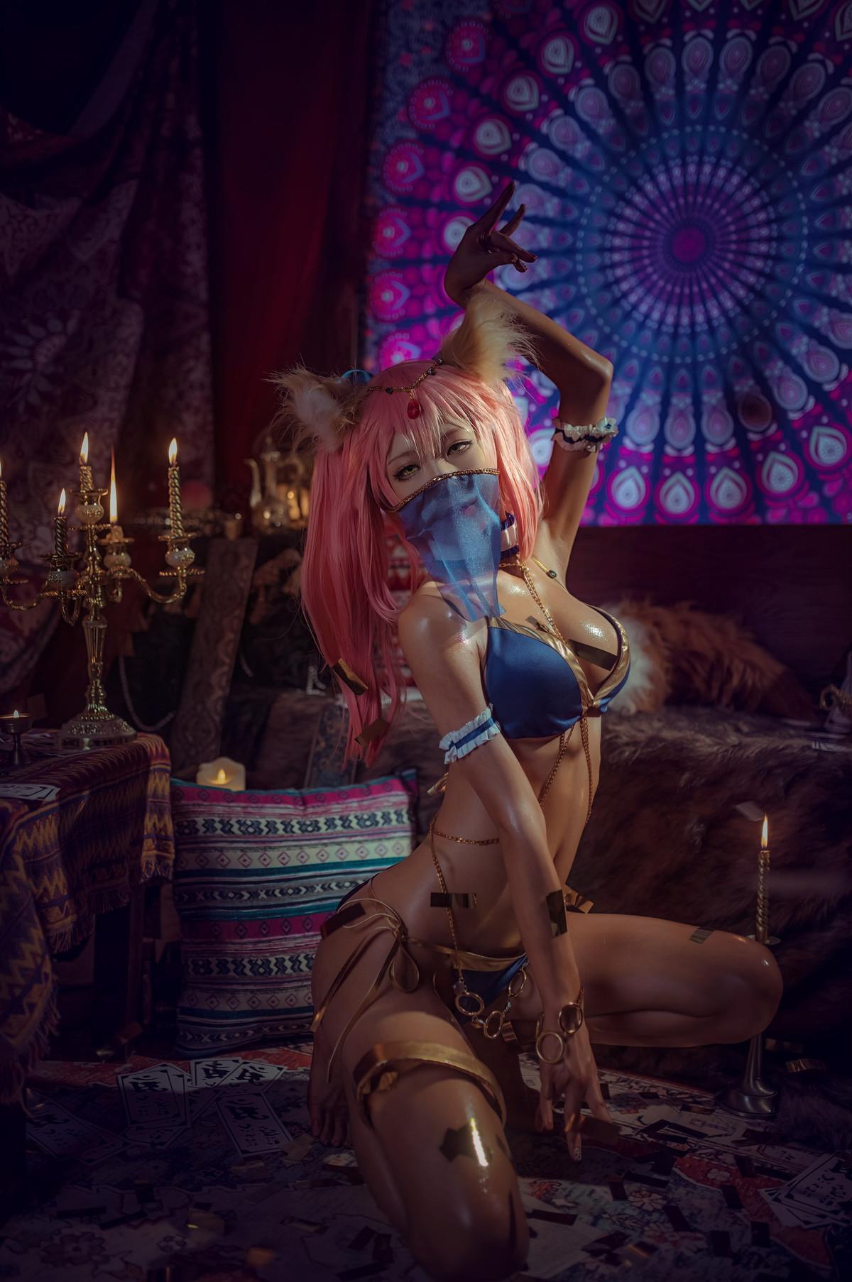 Cosplay 水淼Aqua 玉藻前舞者(16)