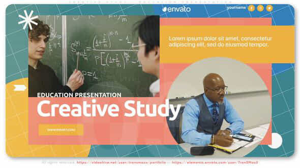 Creative Study Education Presentation - VideoHive 50984029