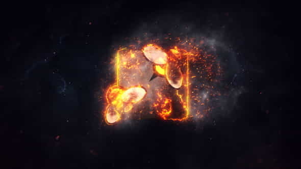 Burning Fire Logo - VideoHive 21370383