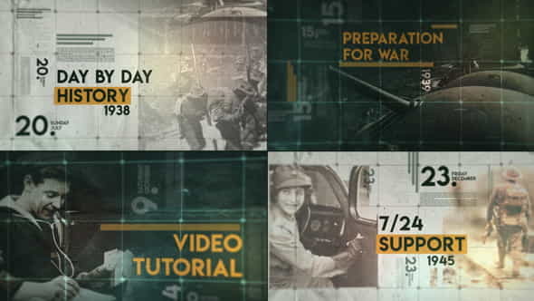 Day by Day History - VideoHive 29732599