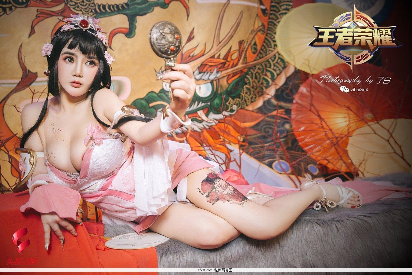 温心怡- [TouTiao头条女神] 2019-03-08 王者甄姬(7)