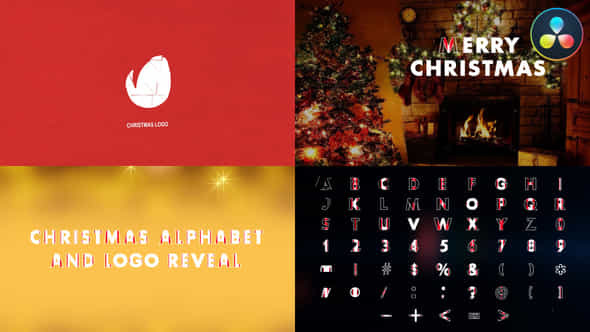 Christmas Alphabet And - VideoHive 41421821