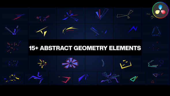 Abstract Geometry Elements For Premiere Pro - VideoHive 50838578