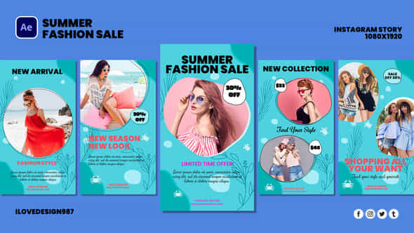 Summer Fashion Sale - VideoHive 44940564