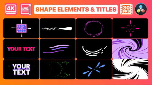 Dynamic Shapes And Titles | - VideoHive 34487292