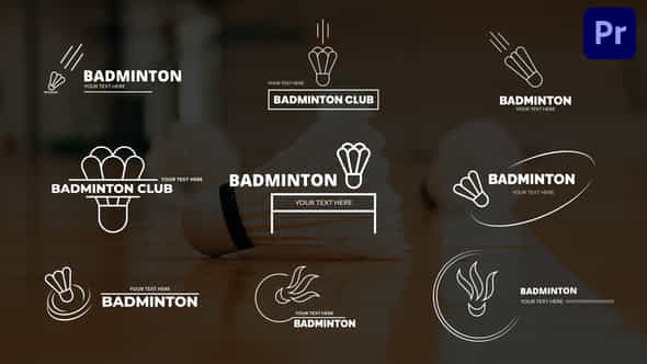 Badminton Titles - VideoHive 40368808