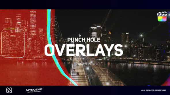 Punch Hole Overlays Vol 06 For Final Cut Pro X - VideoHive 50159145