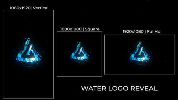 Water Logo Reveal - VideoHive 59319405