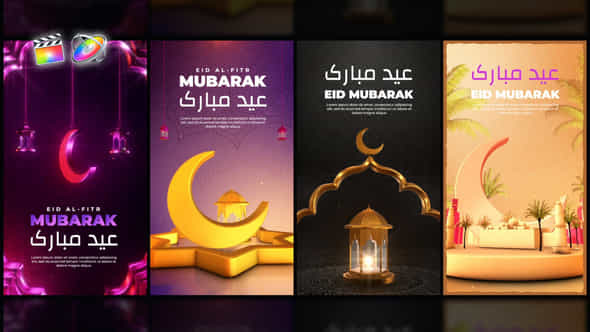 Eid Greeting Stories Pack - VideoHive 51680724