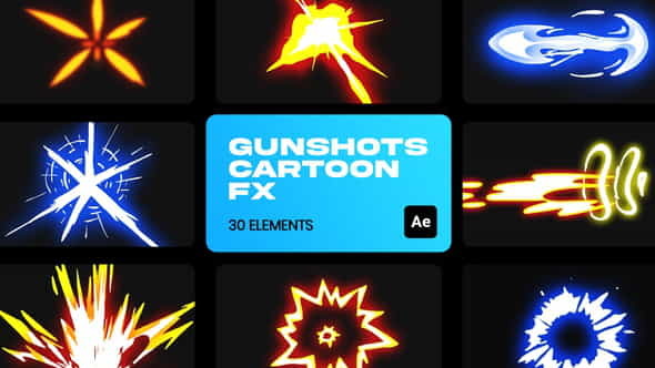 Gunshot Cartoon VFX for After - VideoHive 36189623