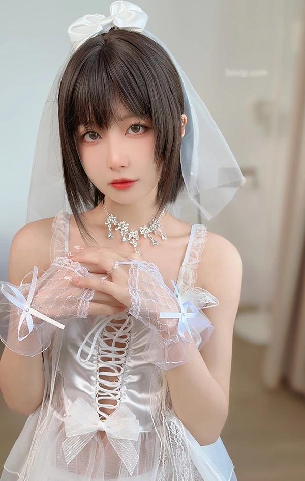 网红美女布丁大法 花嫁之约肛塞诱惑写真