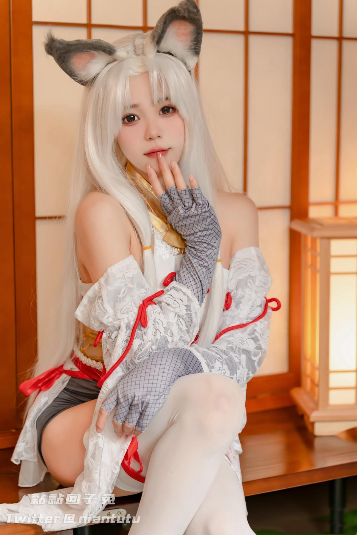 Cosplay 黏黏团子兔 白丝胡桃(1)