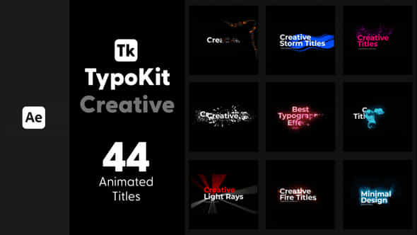 Typo Kit Creative - VideoHive 44526484