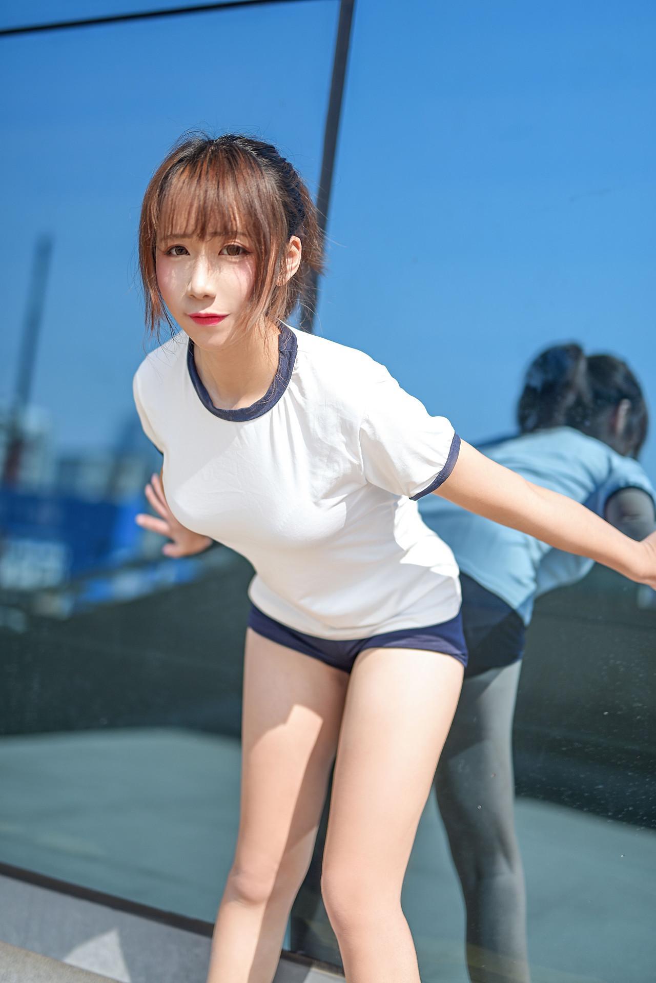 Cosplay 九曲Jean 体操服 PE Clothes(4)