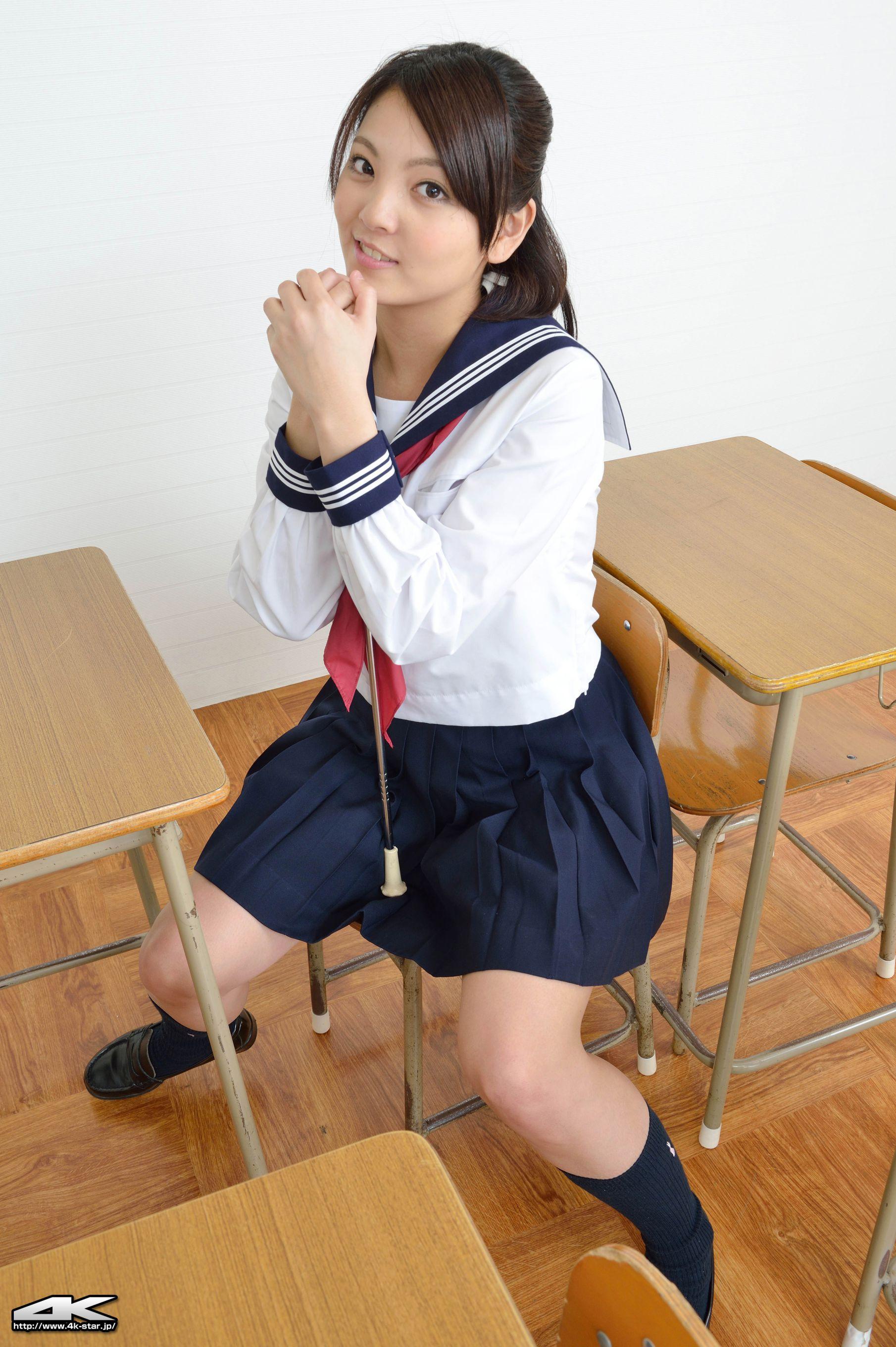 [4K-STAR] NO.00153 樱安里/桜あんり School Girl 教室校服诱惑 写真集(31)