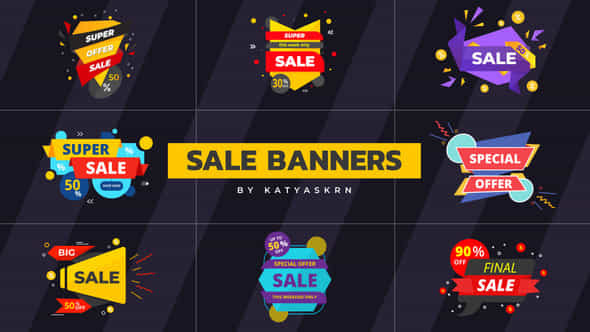 Sale Banners - - VideoHive 36457156