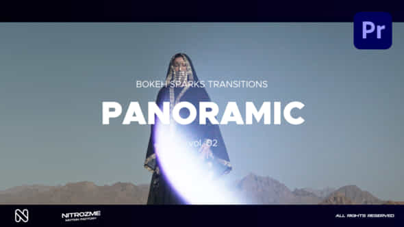 Bokeh Panoramic Transitions - VideoHive 47515554