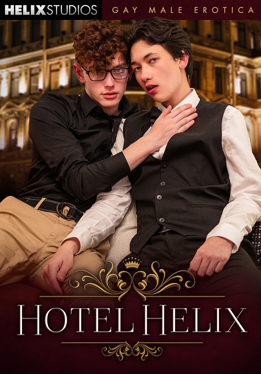 Hotel Helix / Гостиница Хеликс (Max Carter, Helix Studios) [2022 г.,  Twinks, Bareback, Oral/Anal Sex, Muscles, Jock, Blowjob, Big Dick, Kissing,  Rimming, Masturbation, Cumshots, WEB-DL 1080p] » XXXrip.net