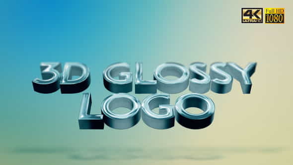 3D Glossy Logo - VideoHive 23053592