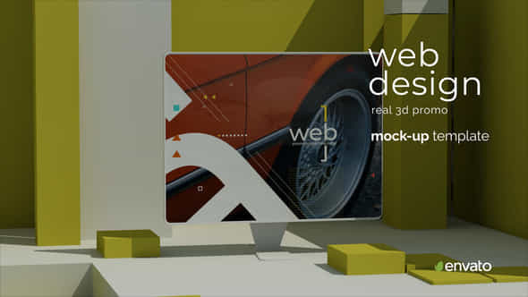 Monitor Mockup - VideoHive 53565805