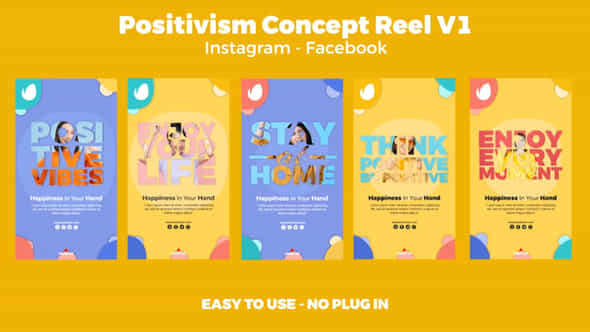 Positivism Concept Instagram Reel - VideoHive 50193938