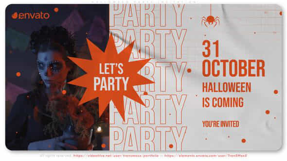 Halloween Party Invitation - VideoHive 39510683