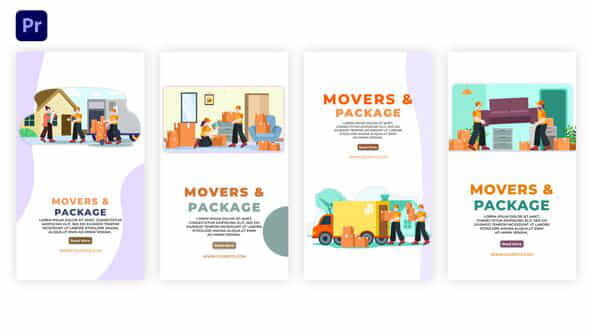 Movers and Package - VideoHive 39406009