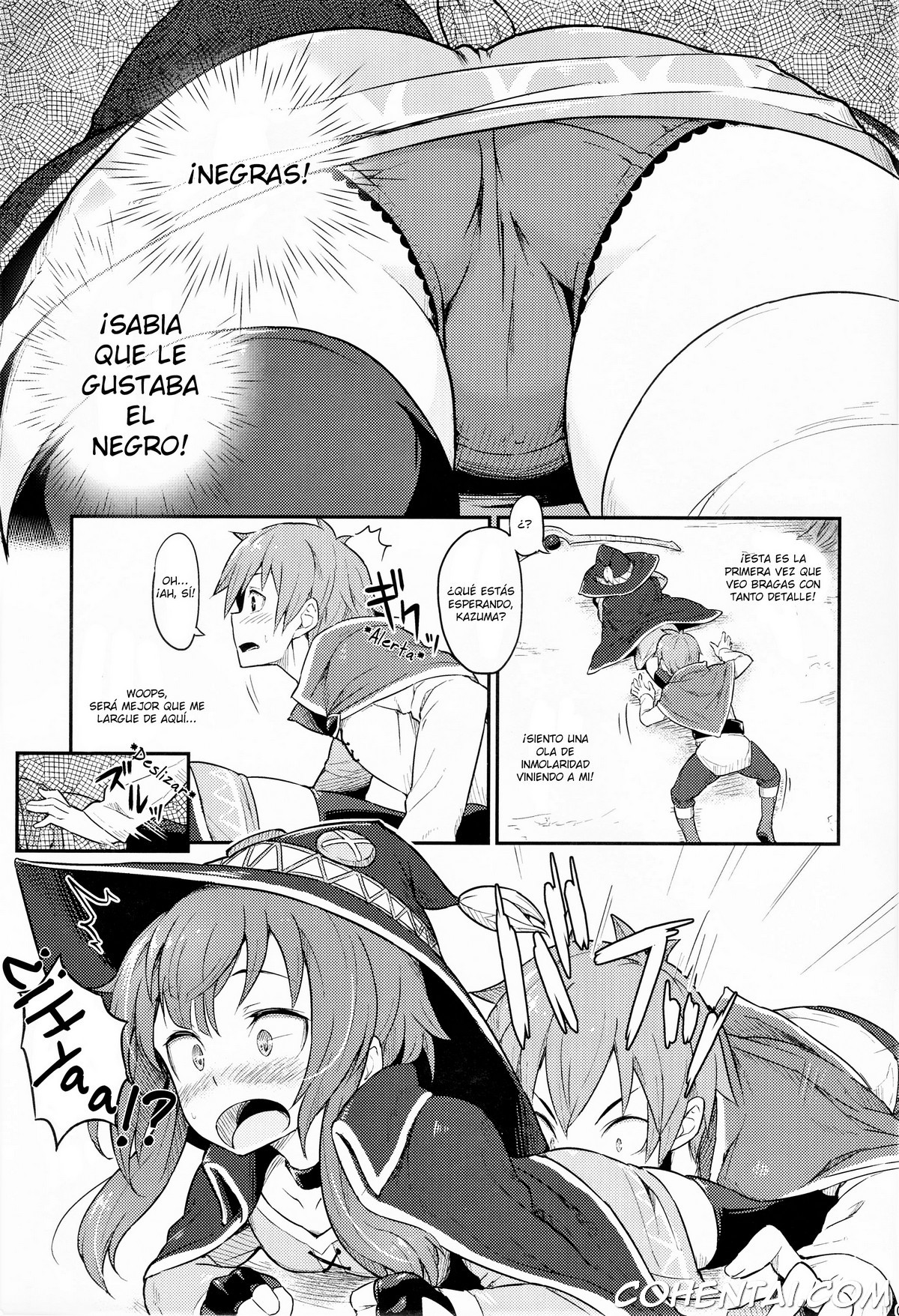 Kono Bakuretsudou ni Gohoubi o! (Kono Subarashii Sekai ni Syukufuku o!) xxx comics manga porno doujin hentai español sexo 