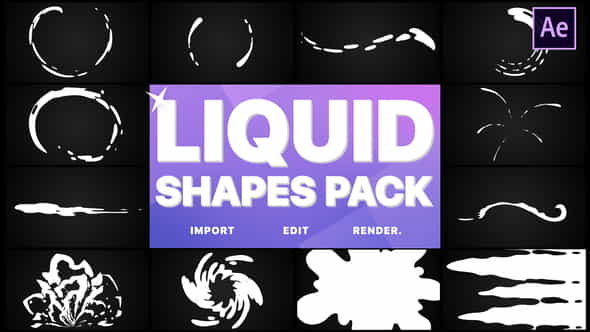 Liquid Shapes Pack | After - VideoHive 24696312