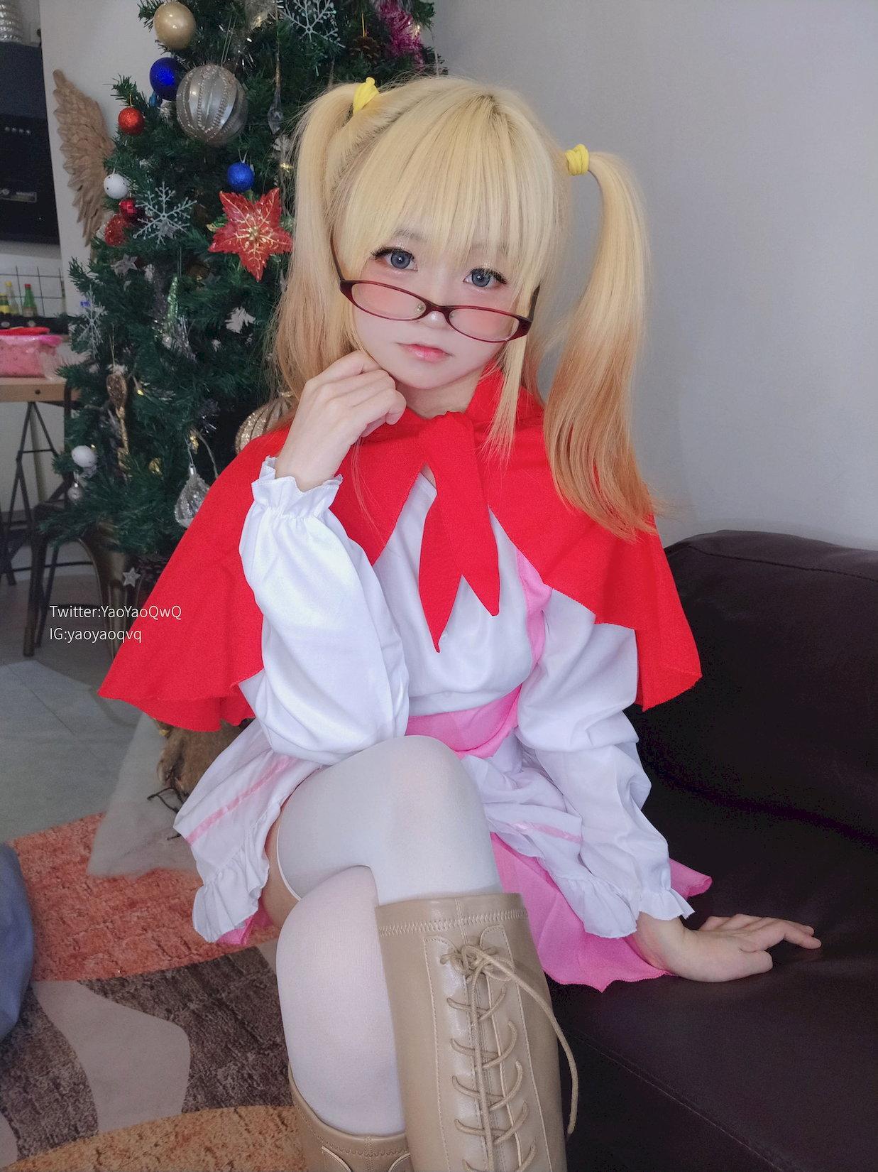 [福利女神cosplay] 萌妹子Coser摇摇乐yoyo fantia 12月会员合集 女仆系列/66P(63)