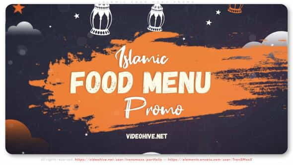 Islamic Food Menu Promo - VideoHive 35762387