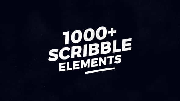 1000 Scribble Elements - VideoHive 21777834