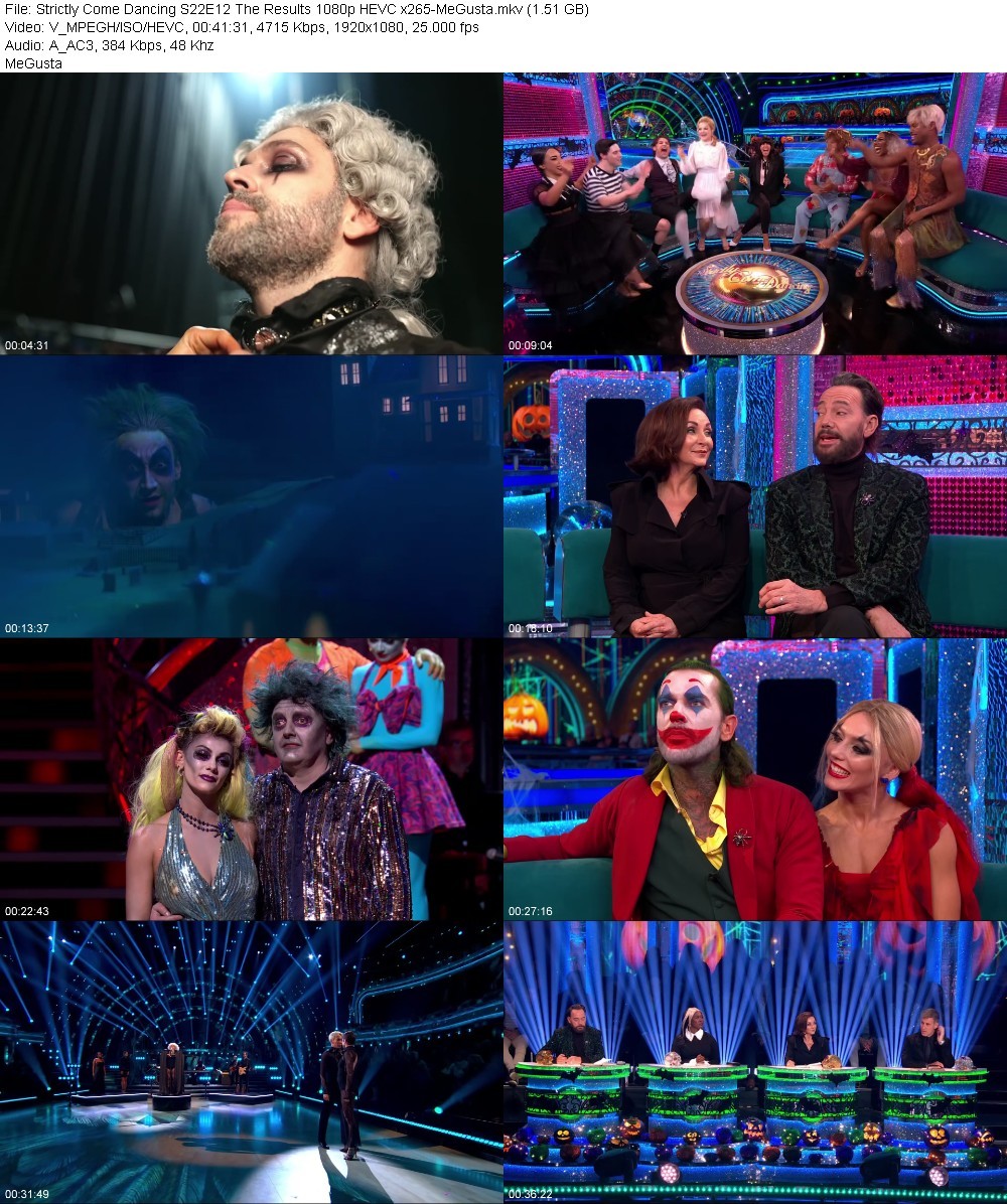 Strictly Come Dancing S22E12 The Results 1080p HEVC x265-MeGusta