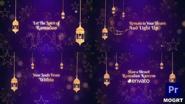 Ramadan Wishes MOGRT - VideoHive 37153432