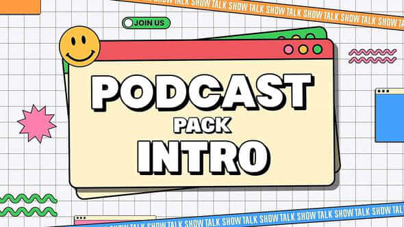 Podcast Pack Slideshow - VideoHive 57929751