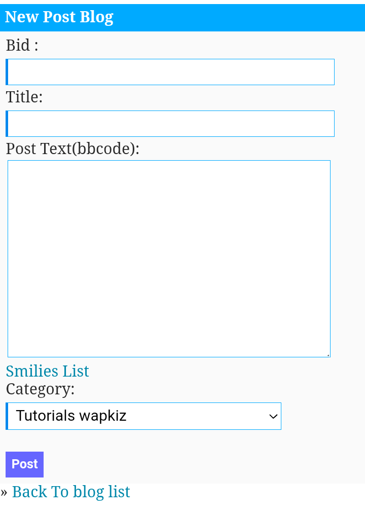 A Step-by-Step Guide: How to Create Your First Blog Post on Wapkiz