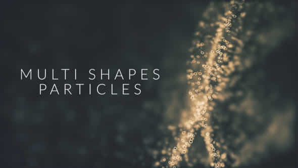 Multi Shapes Particles - VideoHive 34240933