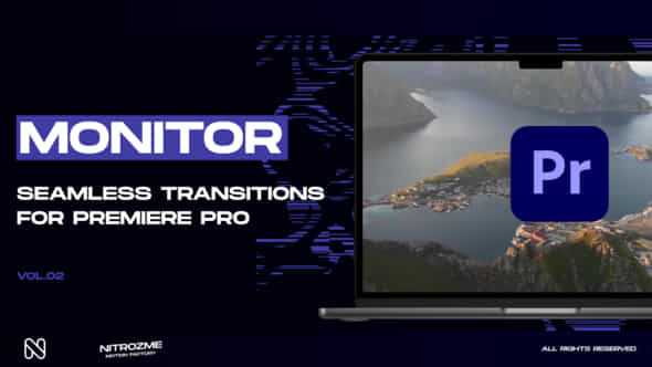 Monitor Transitions Vol 02 For Premiere Pro - VideoHive 50301497