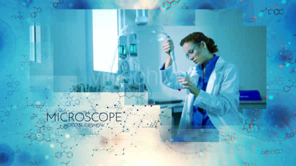 Microscope Video Slideshow - VideoHive 21147569