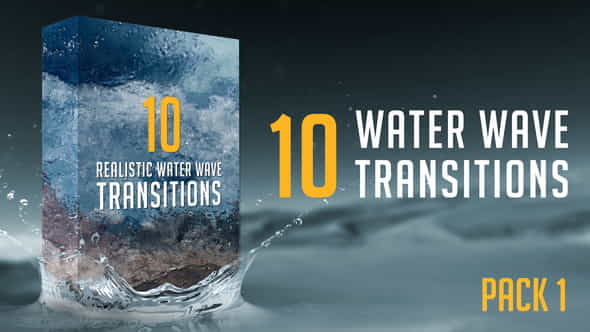 Water Wave Transitions Pack 1 - VideoHive 21658639