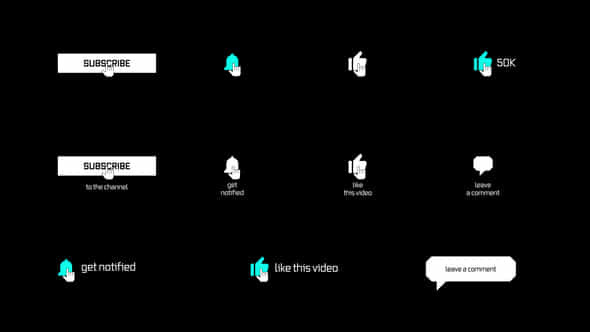 Glitch Youtube Pack - VideoHive 56120193