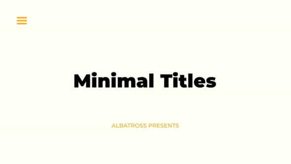 Minimal Titles | Final Cut - VideoHive 34479457